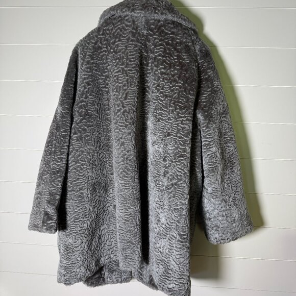 Komitor Textured Union Tag Vintage Coat Gray - Picture 5 of 13